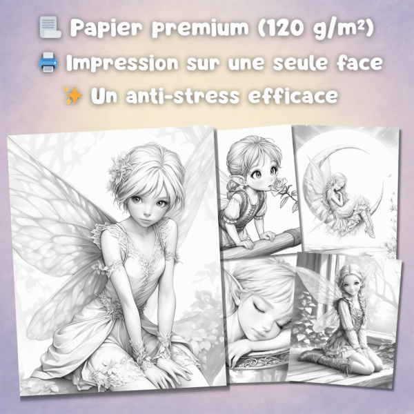 Livre de Coloriage - Beauty Fairies Coloring – Image 4