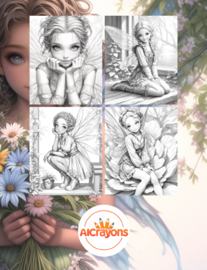 Livre de Coloriage – Beauty Fairies Coloring