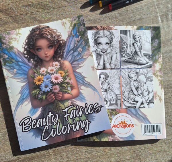Livre de Coloriage - Beauty Fairies Coloring – Image 6