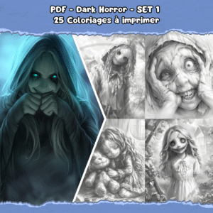 PDF à imprimer – Dark Horror – SET 1