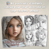Carnet à Spirale - Children Portraits Coloring – Image 3