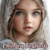 Carnet à Spirale - Children Portraits Coloring