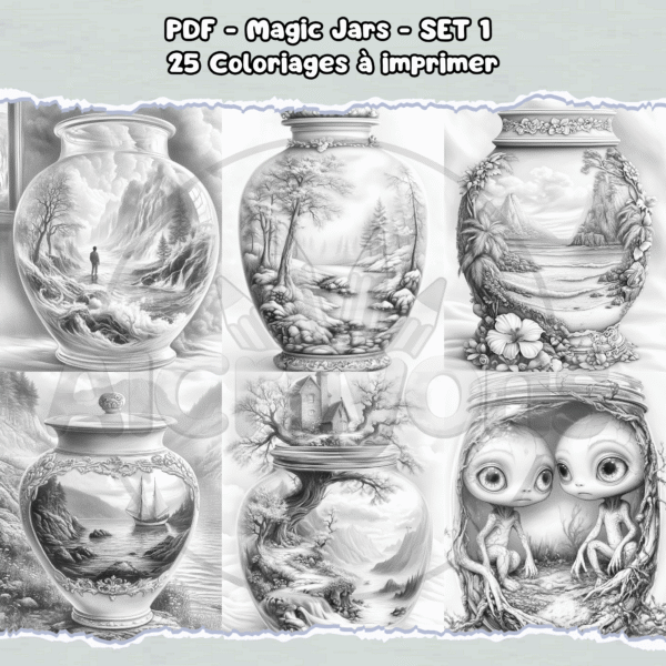 PDF à imprimer – Magic Jars – SET 1 – Image 4