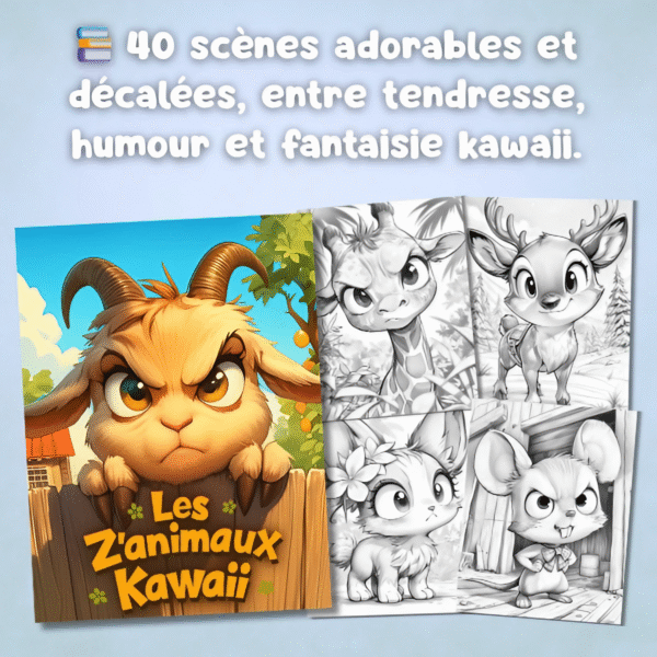 Carnet à Spirale - Les Z'animaux Kawaii – Image 2