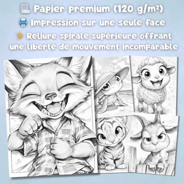 Carnet à Spirale - Les Z'animaux Kawaii – Image 3