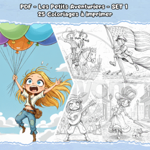 PDF à imprimer – Les Petits Aventuriers – SET 1
