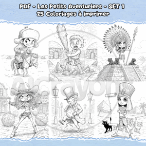 PDF à imprimer – Les Petits Aventuriers – SET 1
