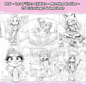 PDF à imprimer – Les P&rsquo;tites Chipies  – Morning Routine –