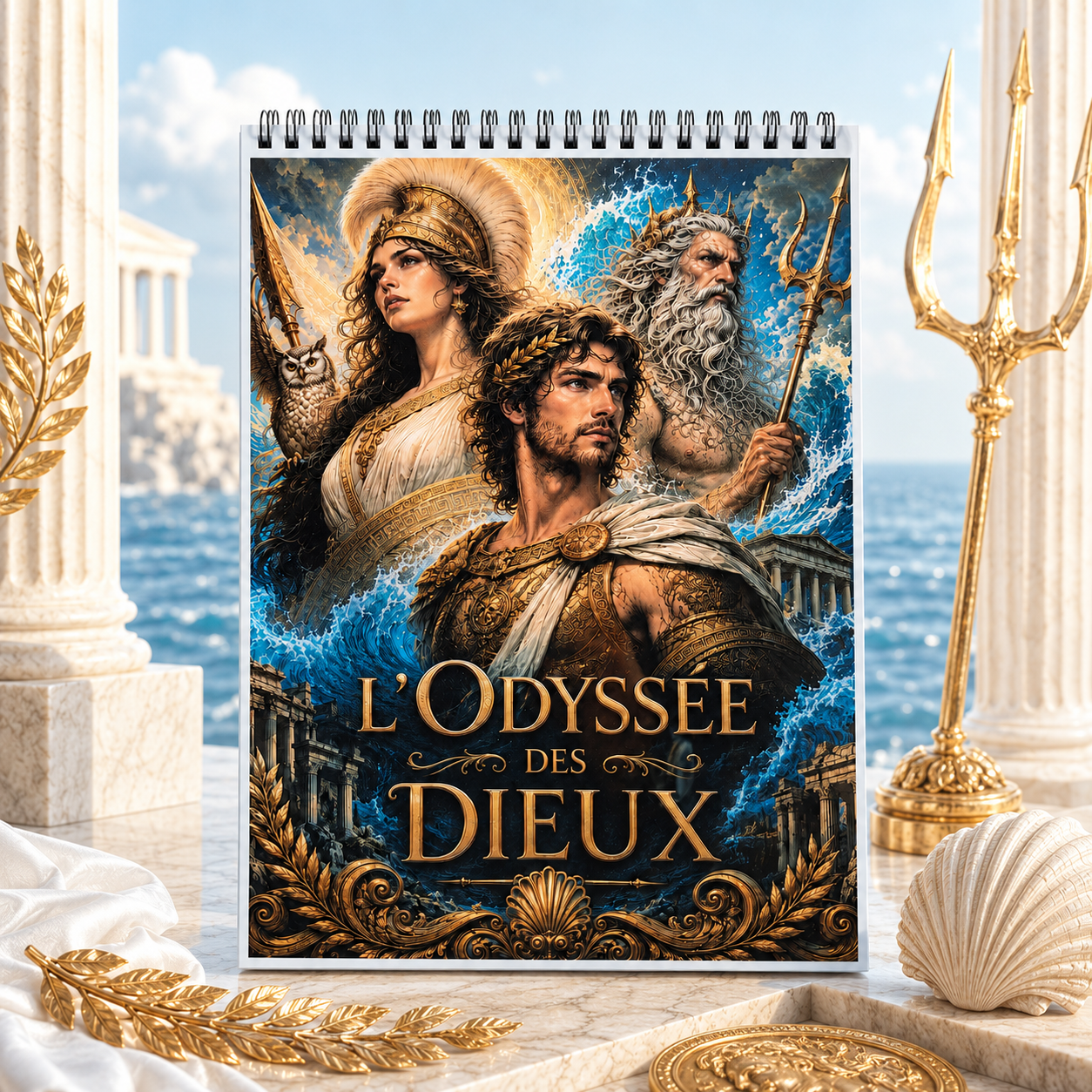 Carnet à spirale – L’Odyssée des Dieux