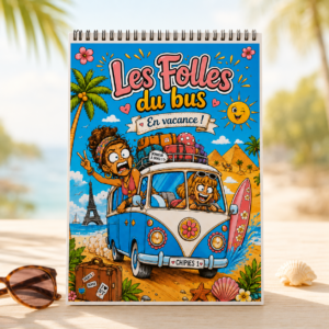 Carnet à spirale – Les Folles du bus en vacance
