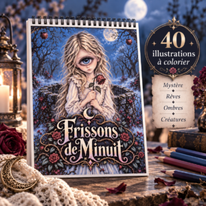 Carnet à spirale – Frissons de Minuit